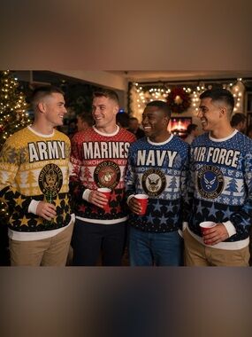 U.S. Army Ugly Christmas Sweater